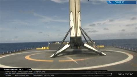 Elon Musks Spacex Falcon 9 Rocket Launches Into Space Before Landing