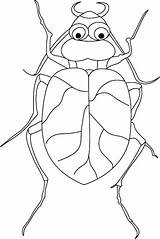 Escarabajos Niñas Pretende Compartan Motivo Disfrute sketch template
