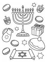 Coloring Hanukkah Pages Jewish Kids Activities Crafts sketch template