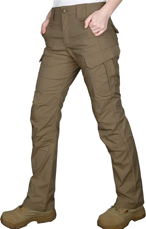 hard land womens tactical cargo pants water resistant ripstop bdu pant stretch lightweight