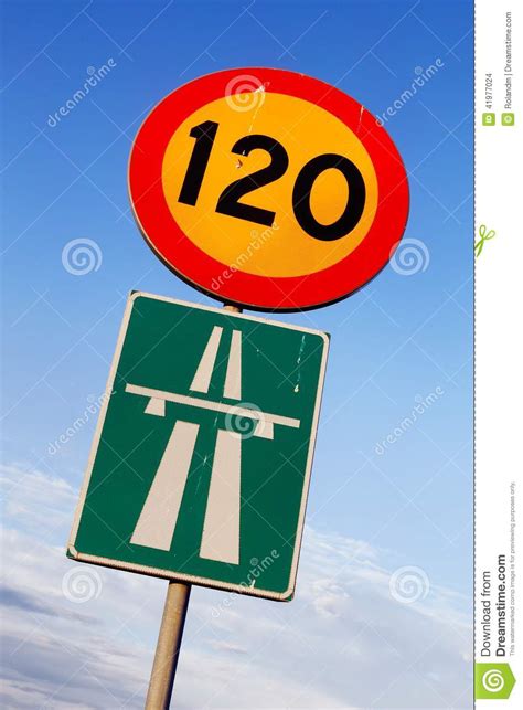 speed limit  stock photo image  pole europe green