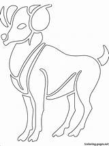 Capricorn Coloring Pages Astrology Getcolorings Designlooter 46kb 750px sketch template