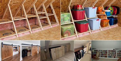 clever storage ideas   attic home design garden