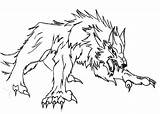 Werewolf Wolfman Pounce Coloringsun Getcolorings sketch template