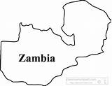Zambia Map Outline Clipart Country Maps Bibles Search Clip Classroomclipart March sketch template