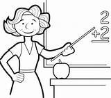 Teacher Coloring Pages Getdrawings Teachers sketch template