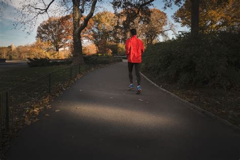 昼間に公園の近くでジョギングしている人の写真 unsplashで見つける中央公園の無料写真