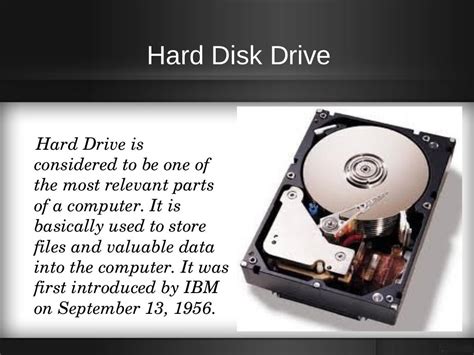 overview  hard drive   components
