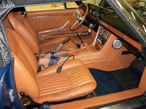 midwest auto tops upholstery  fiat dino spider