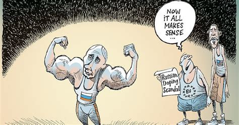 cartoon chappatte on russia s doping scandal the new york times