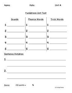 image result  printable fundations paper fundations phonics words