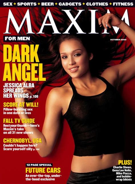 Jessica Alba On Body Image First Maxim Cover