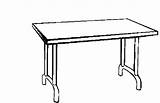Table Clipart Clip Coloring Clipartbest Furniture Kids Pages sketch template