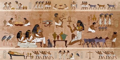 Egypt British Museum Work To Restore 6000 Year Old Mural Al Bawaba