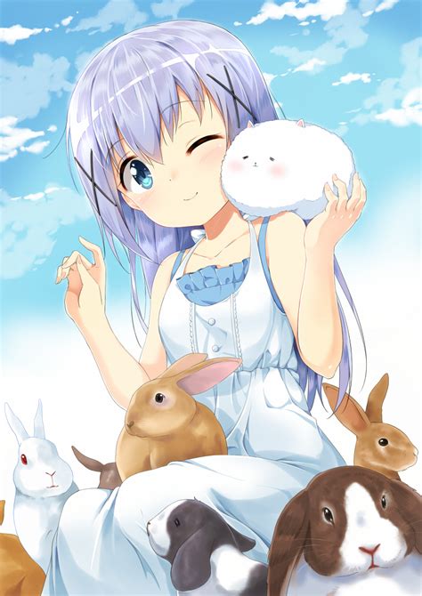 Gochuumon Wa Usagi Desu Ka Is The Order A Rabbit Mobile Wallpaper By