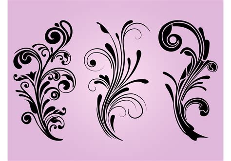 floral designs   vector art stock graphics images