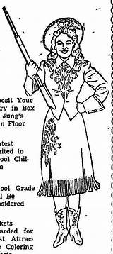 Annie Coloring Pages Oakley Musical Movie Gun Colouring 1950 Paper Dolls Hutton Had Singing Role Dancing Starring Sta Comments sketch template