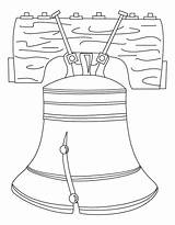 Bell Liberty Coloring Printable Pages American Drawing Icon Getdrawings Popular sketch template