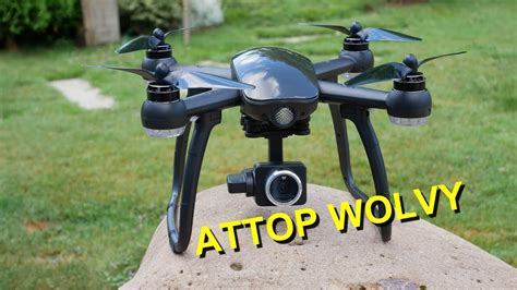 attop wolvy revue test tomtop drone youtube