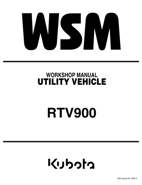 kubota rtv  wiring schematic wiring diagram