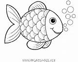 Goldfish Coloring Pages Printable Fish Pdf Getcolorings Color sketch template