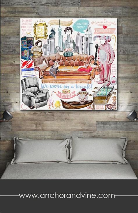 Friends Tv Show Canvas Art Etsy In 2021 Friends Show