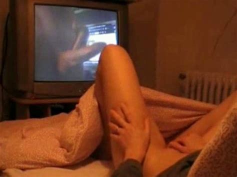 a hidden cam video of my girlfriend masturbating in her