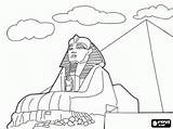 Egypt Colouring Sphinx Coloring Clipart Para Egipto Giza Colorear Arte Limestone Pages Esfinge Os Egipcio Egipcios Printable Africa sketch template