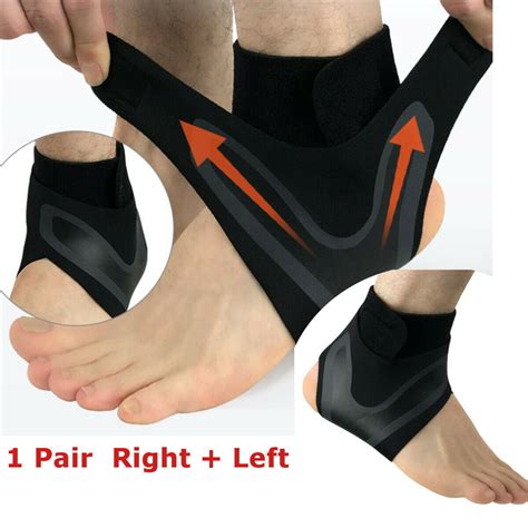 adjustable ankle support wrap elastic ankle guard compression foot sleeves  men  women