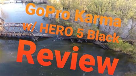 gopro karma drone  hero  black  flight  review youtube