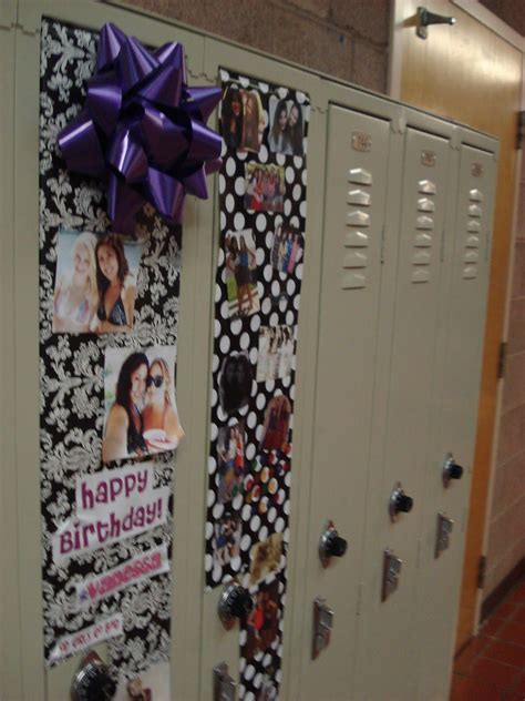 pin by marissa decordova on fun locker ideas birthday locker