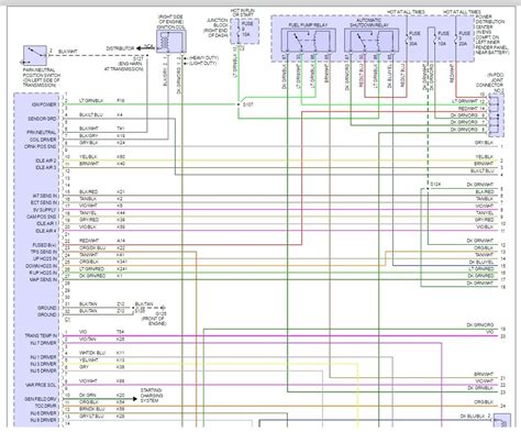 dodge ram  pcm wiring diagram