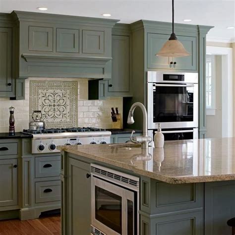 inexplicable mystery  pewter green sherwin williams kitchen