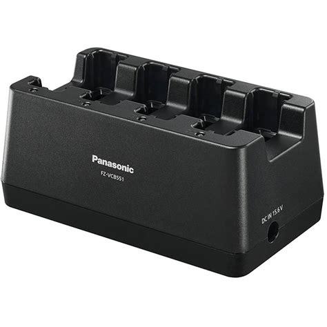 Panasonic 4 Bay Battery Charger For Toughbook 55 Fz Vcb551m Bandh