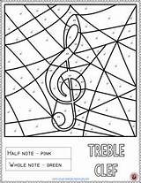 Music Coloring Activities Pages Kids Worksheets Theory Lessons Notas Piano Musical Schools Month Musica Notes Para Teacherspayteachers Música Color Note sketch template
