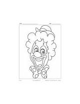 Clown Face Animaplates Pdf  sketch template