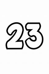 23 Bubble Number Letters Printable sketch template