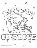 Cowboys Dallas Birthday Coloring Pages Cowboy Football Logo Nfl Kids Watermark sketch template