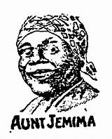 Jemima Aunt sketch template