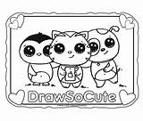 Cute Draw Coloring Pages So Selfie Drawing Fun Drawsocute Drawings Print Wennie Dog Girl Ldshadowlady Cartoon Color Printable Penquin Cat sketch template