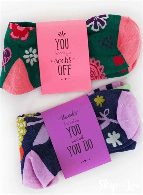 knock  socks    gift skip   lou