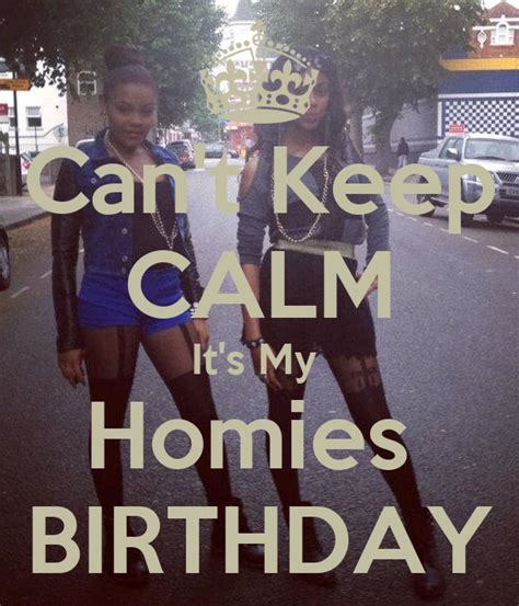 calm   homies birthday poster kadijah  calm