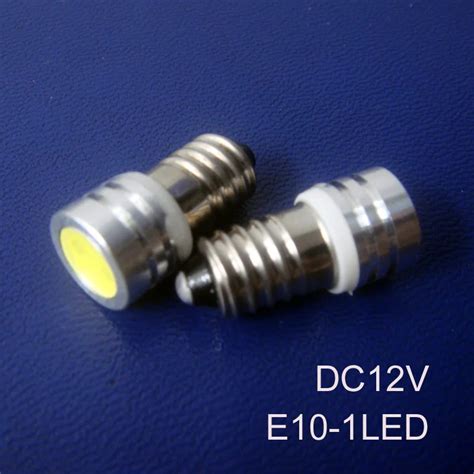 High Quality 12v E10 Led E10 Light E10 12v Indicator Lamp E10 Bulb 12v