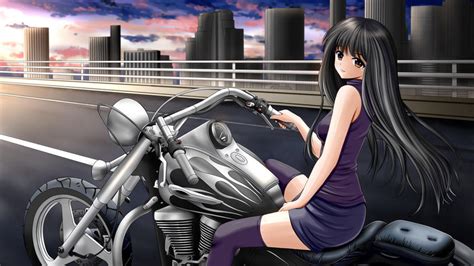 motorcycle girl by ilolamai on deviantart