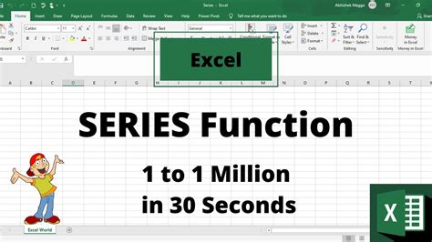 excel series function tips  tricks part  excel world youtube