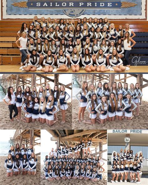 Newport Harbor High School Cheer Team Photography ~ Newport Beach