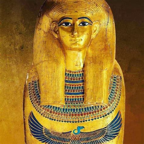 Golden Coffin Of Tjuya Ancient Egypt Pharaoh Egypt