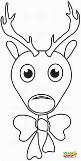 Reindeer Coloring Rudolph Pages Red Nosed Face Head Rudolf Christmas Print Cute Kids Color Printable Nose Sheets Preschool Rednosed Template sketch template