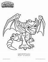 Spyro Skylanders Skylander Getcolorings Mamalikesthis sketch template
