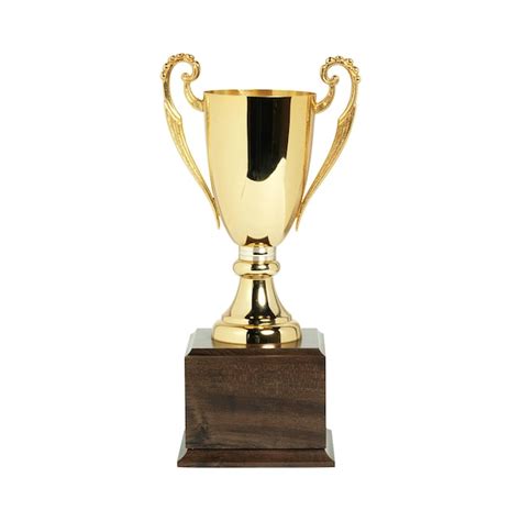 premium photo trophy cup award isolated  white cut